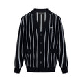 2026 New GS Striped Embroidered Cardigan (25306-B90)