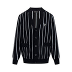 2026 New GS Striped Embroidered Cardigan (25306-B90)