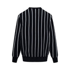 2026 New GS Striped Embroidered Cardigan (25306-B90)
