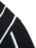 2026 New GS Striped Embroidered Cardigan (25306-B90)