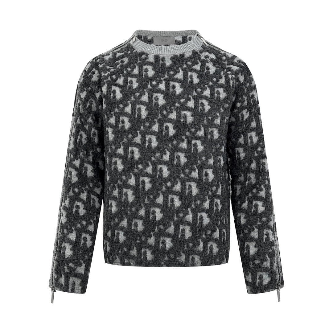 2026 New Arrival GS Jacquard Zip-Up Jumper (25305-C20)