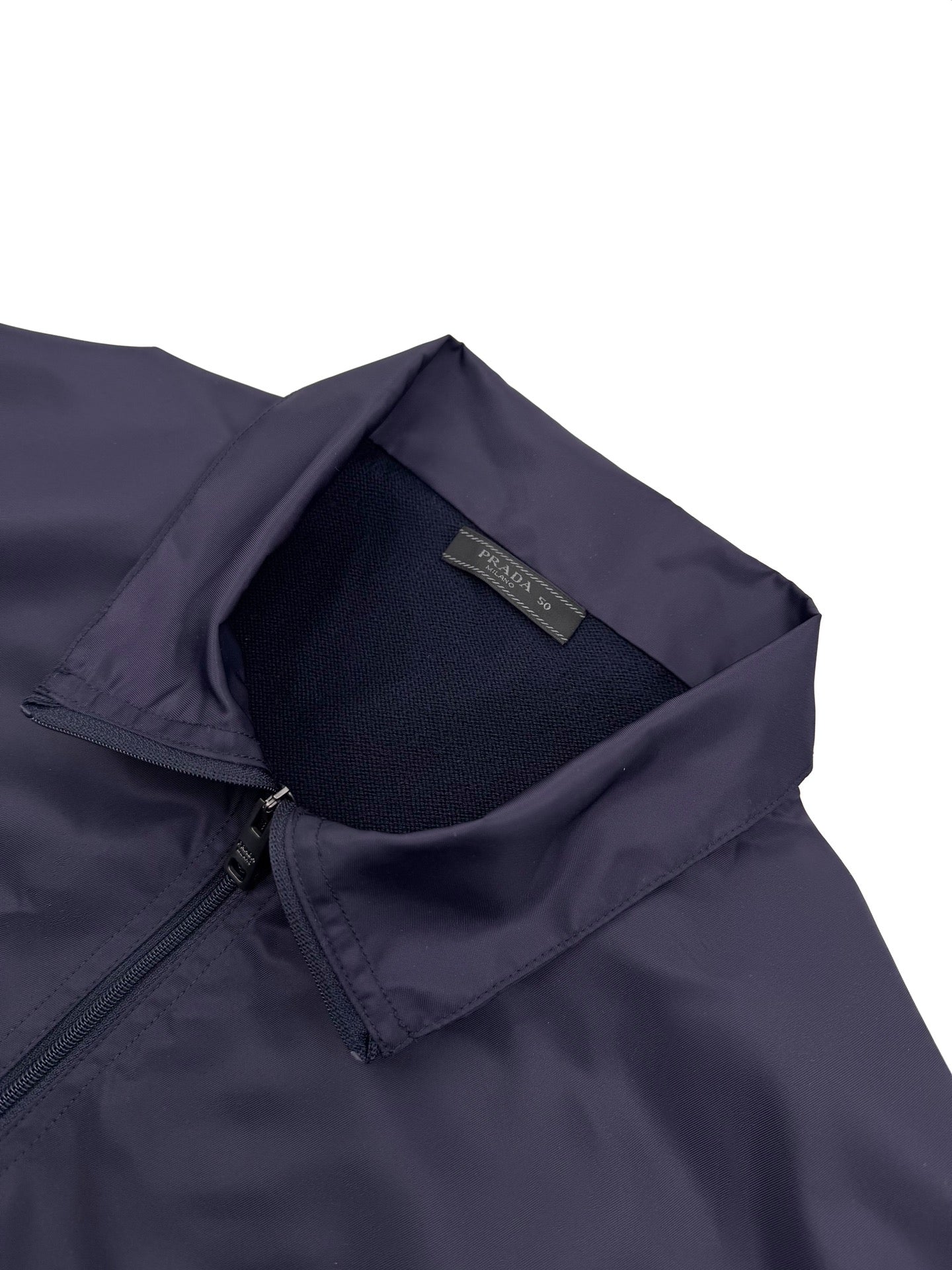 2026 New GS Triangular Logo Knitted Patchwork Nylon Jacket (25359-B80)