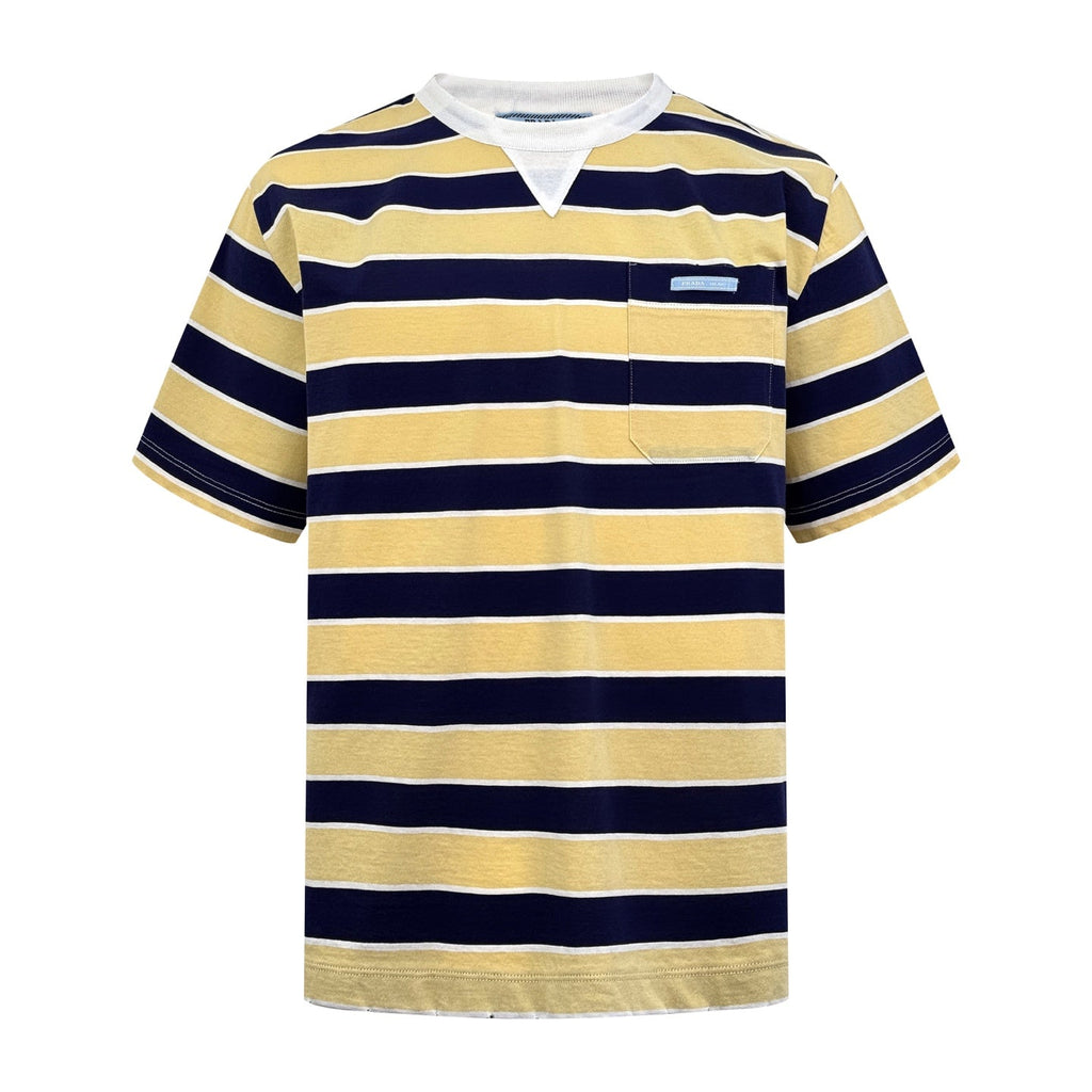 2026 New GS Striped Short-Sleeved T-Shirt with Pockets (CC952-A20)