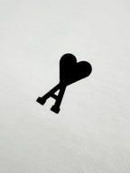 2026 New GS  Short-Sleeved T-Shirt with Heart-Shaped Text Print (AA555-A00)