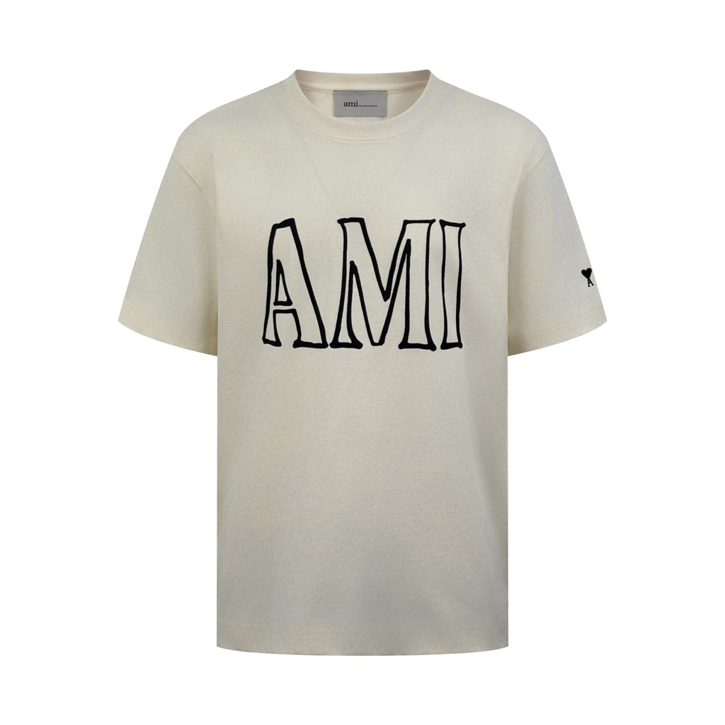 2026 New GS  Letter Print Box-Fit Short-Sleeved T-Shirt (BB813-A15)
