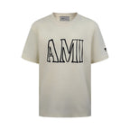 2026 New GS  Letter Print Box-Fit Short-Sleeved T-Shirt (BB813-A15)