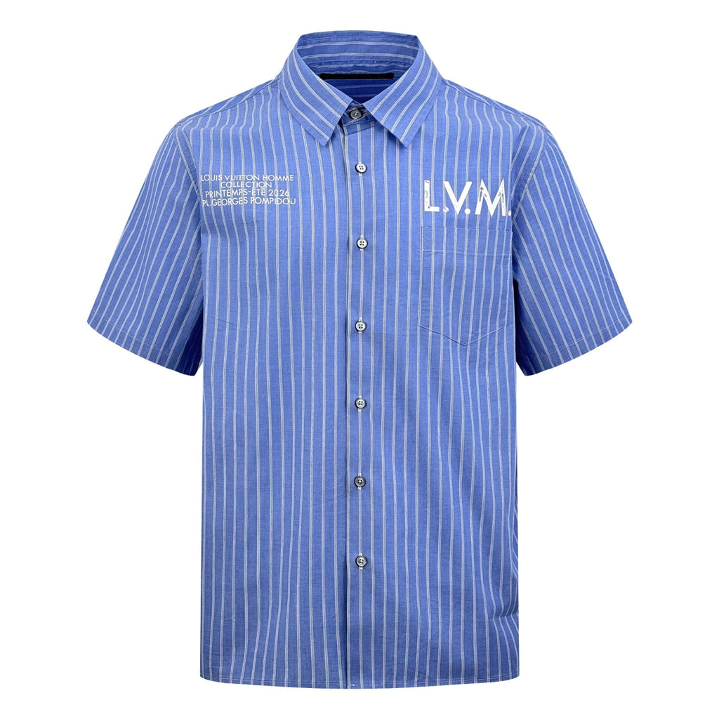2026 New GS Logo Pocket Short-Sleeve Shirt (BB805-A85)