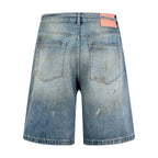 2026 New GS Ink-Washed Denim Shorts (CC956-B00)