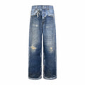 2026 New GS Optical Illusion Print Dyed Jeans (CC961-C05)