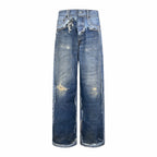 2026 New GS Optical Illusion Print Dyed Jeans (CC961-C05)