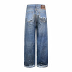 2026 New GS Optical Illusion Print Dyed Jeans (CC961-C05)