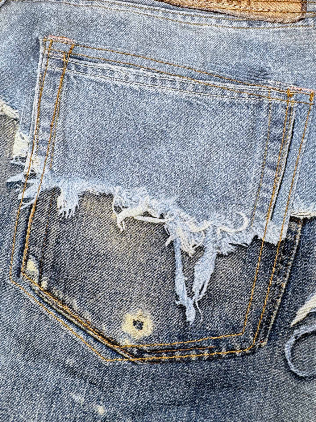 2026 New GS Optical Illusion Print Dyed Jeans (CC961-C05)