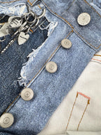 2026 New GS Optical Illusion Print Dyed Jeans (CC961-C05)