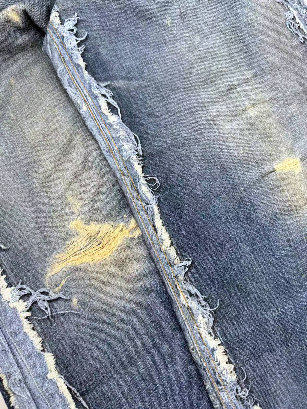 2026 New GS Optical Illusion Print Dyed Jeans (CC961-C05)