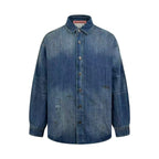 2026 New GS Splash-Painted Distressed Denim Shirt (BB801-B55)