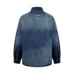 2026 New GS Splash-Painted Distressed Denim Shirt (BB801-B55)