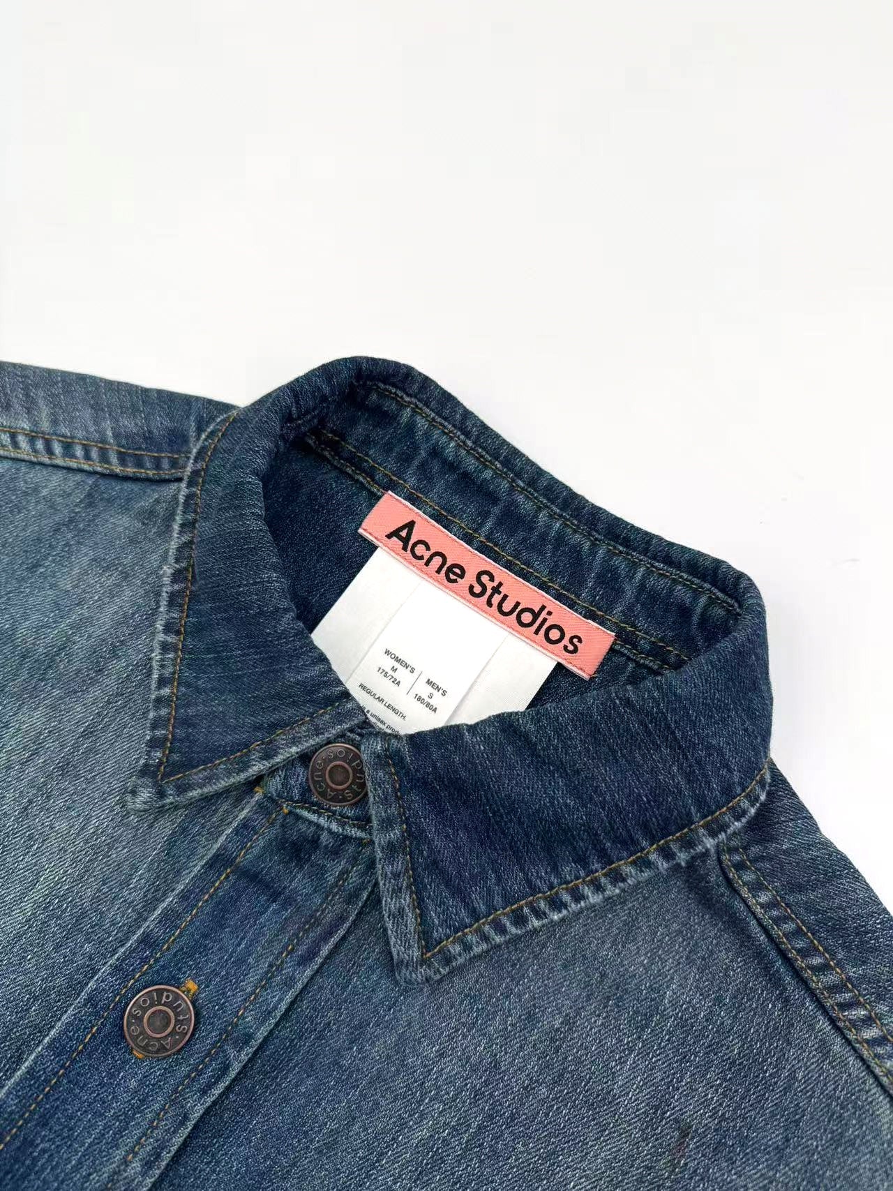 2026 New GS Splash-Painted Distressed Denim Shirt (BB801-B55)