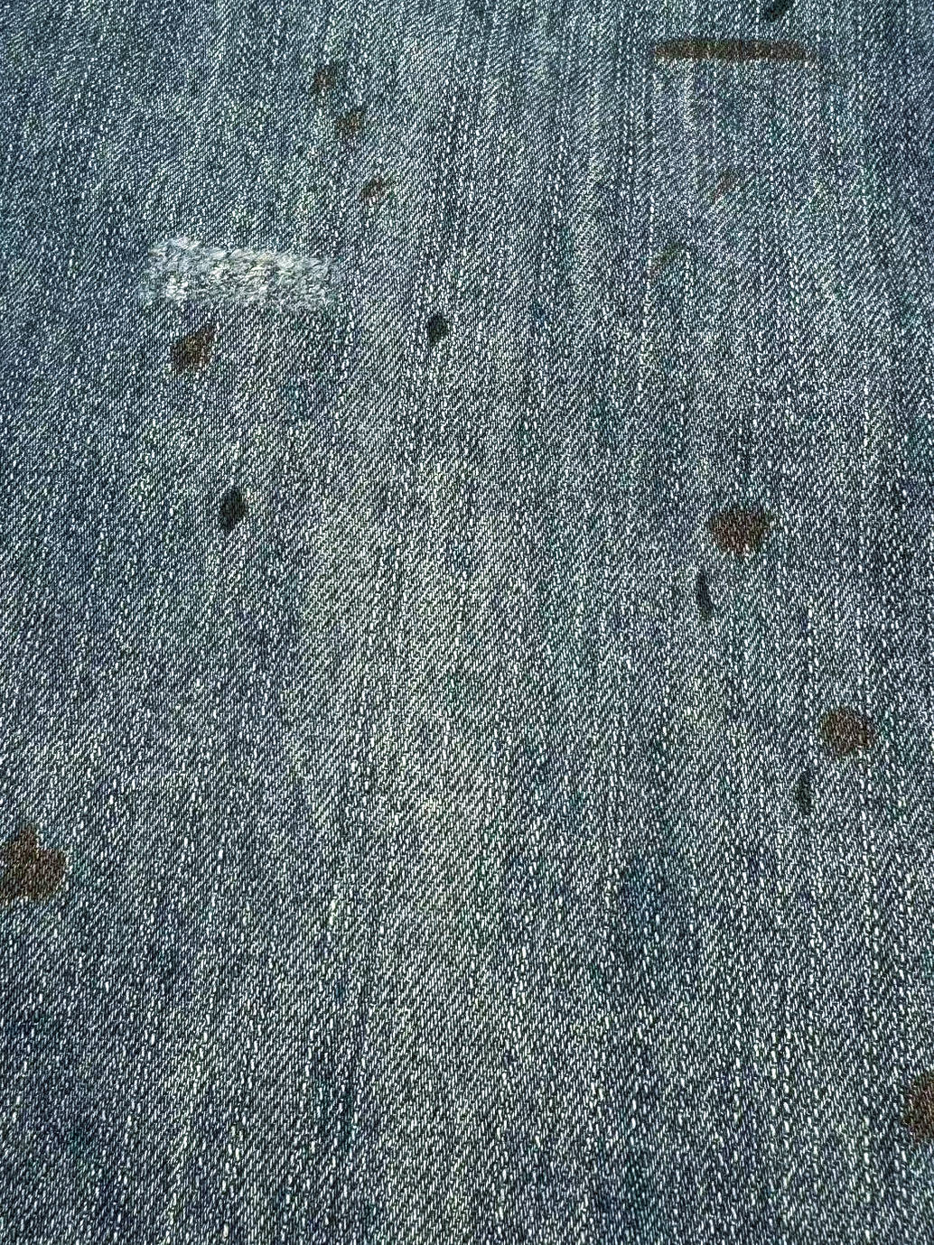 2026 New GS Splash-Painted Distressed Denim Shirt (BB801-B55)