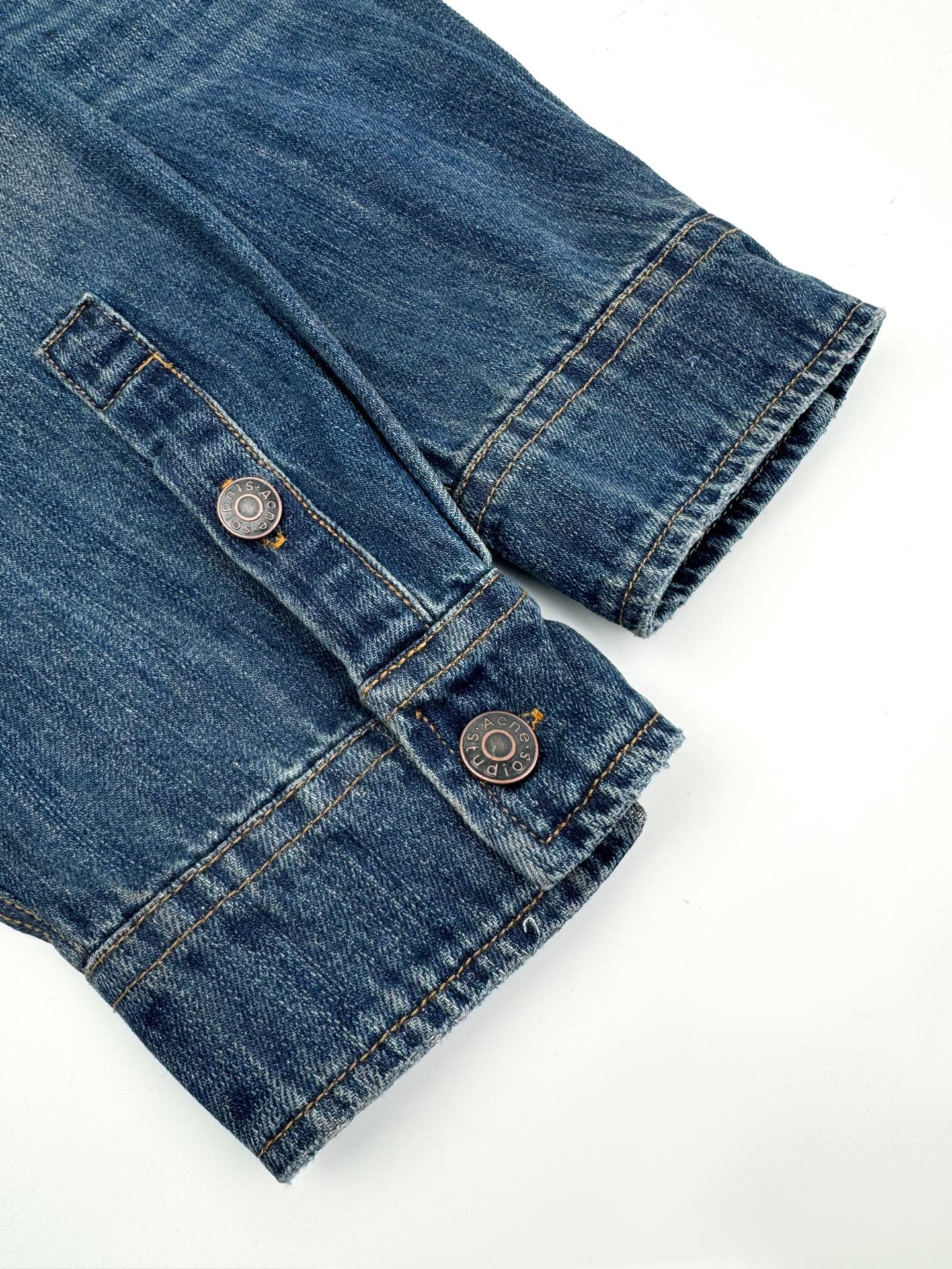 2026 New GS Splash-Painted Distressed Denim Shirt (BB801-B55)
