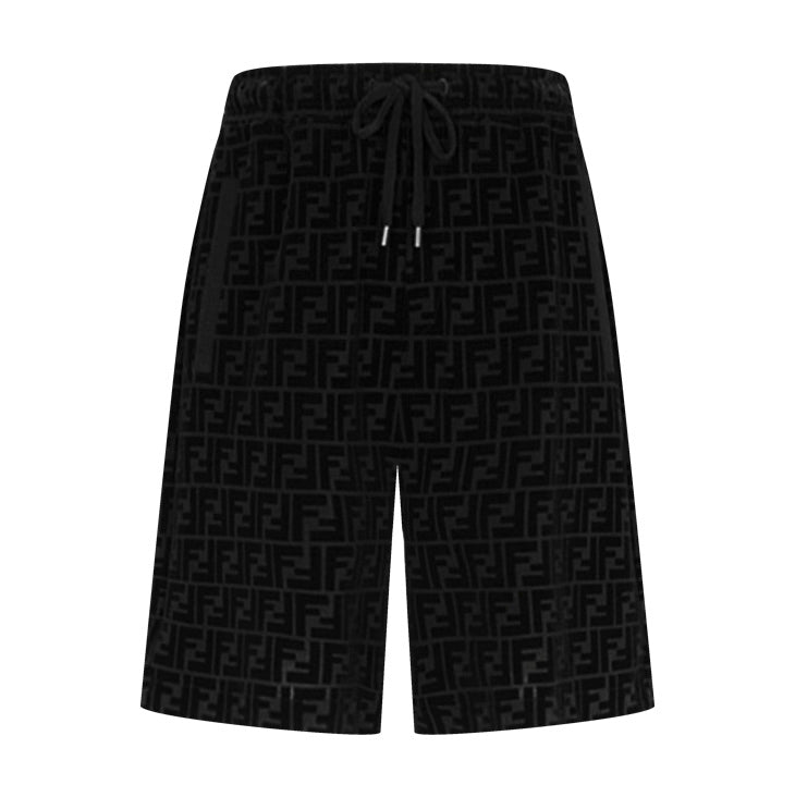 2026 New GS Black Flocked Shorts (30011-A60)