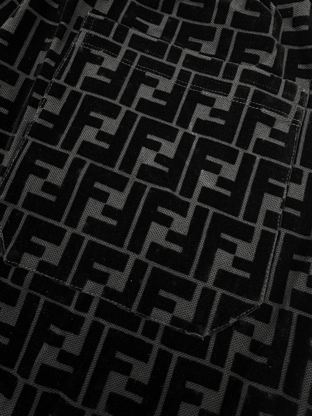 2026 New GS Black Flocked Shorts (30011-A60)