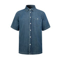 2026 New GS Embroidered Denim Short-Sleeved Shirt (BB810-A80)