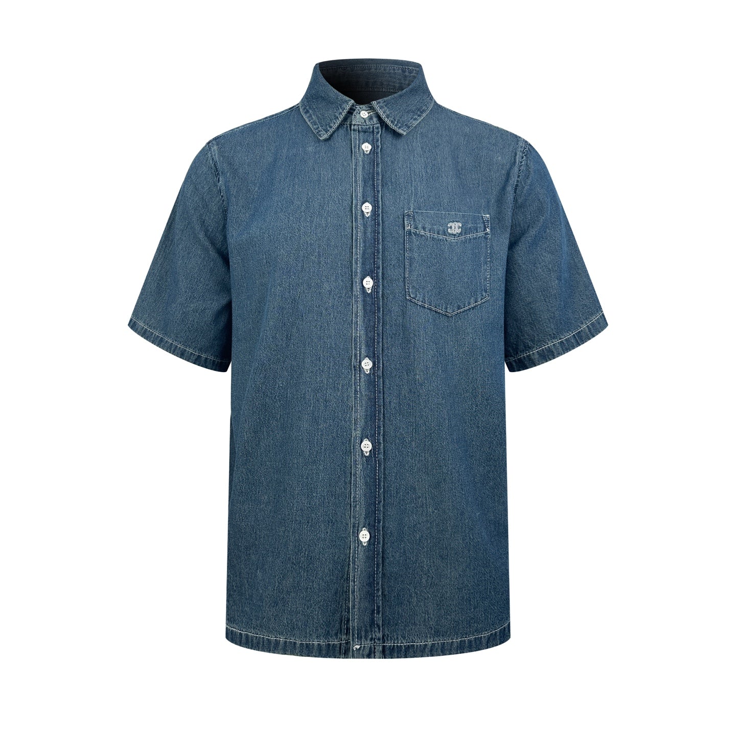 2026 New GS Embroidered Denim Short-Sleeved Shirt (BB810-A80)