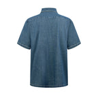2026 New GS Embroidered Denim Short-Sleeved Shirt (BB810-A80)