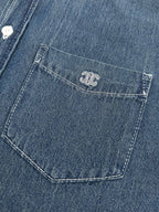 2026 New GS Embroidered Denim Short-Sleeved Shirt (BB810-A80)
