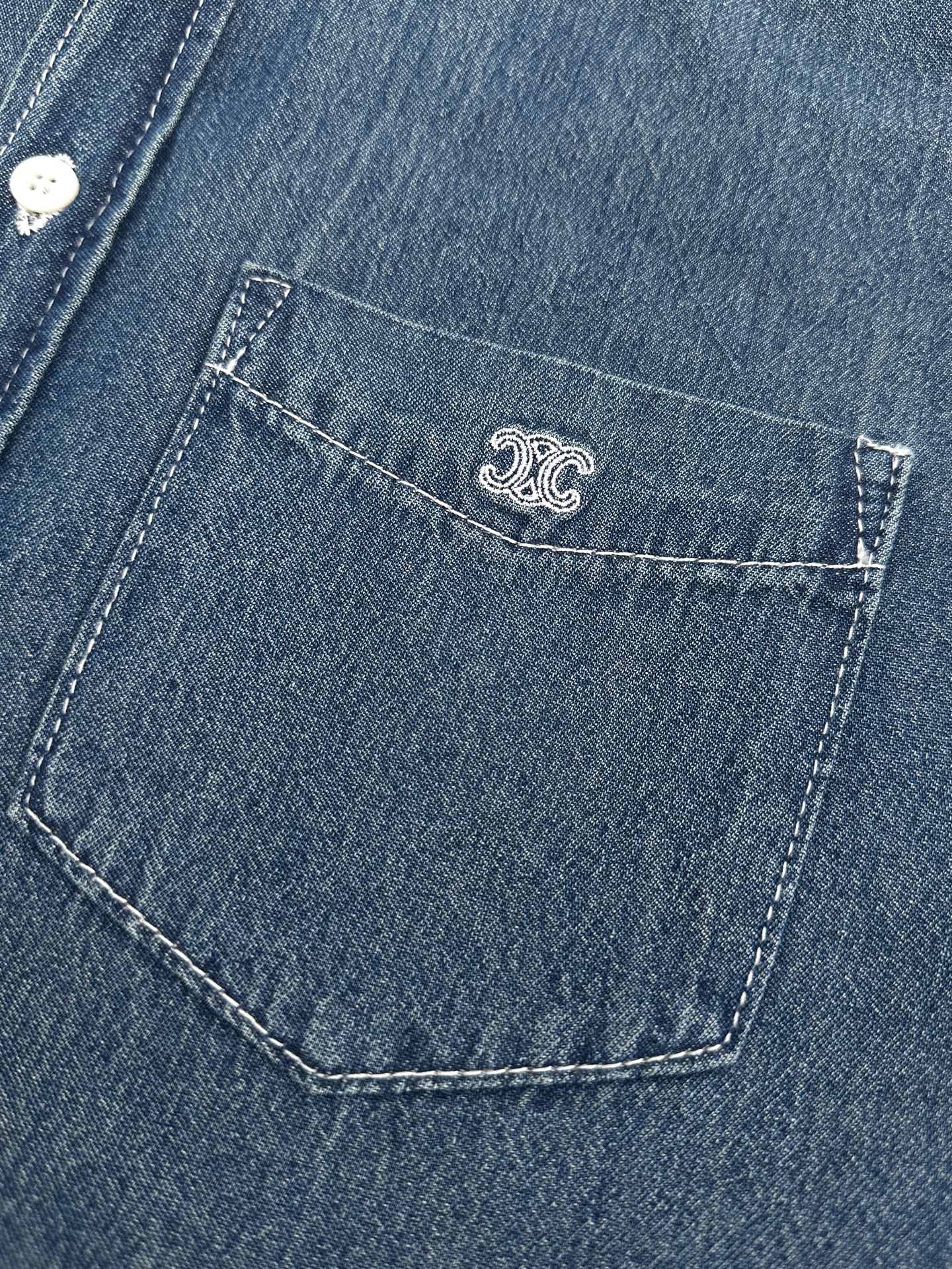 2026 New GS Embroidered Denim Short-Sleeved Shirt (BB810-A80)