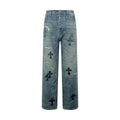 2026 New GS Cross Logo Distressed Jeans (CC963-C60)