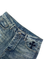 2026 New GS Cross Logo Distressed Jeans (CC963-C60)