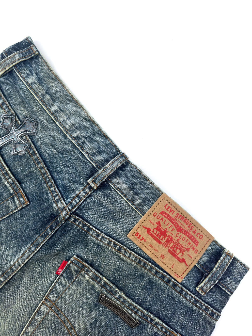 2026 New GS Cross Logo Distressed Jeans (CC963-C60)