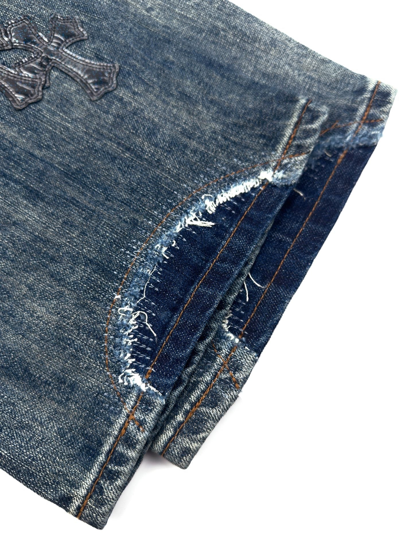 2026 New GS Cross Logo Distressed Jeans (CC963-C60)