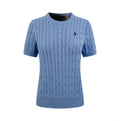 2026 Women’s GS Twisted-Knit Short-Sleeved Jumper (FF720)