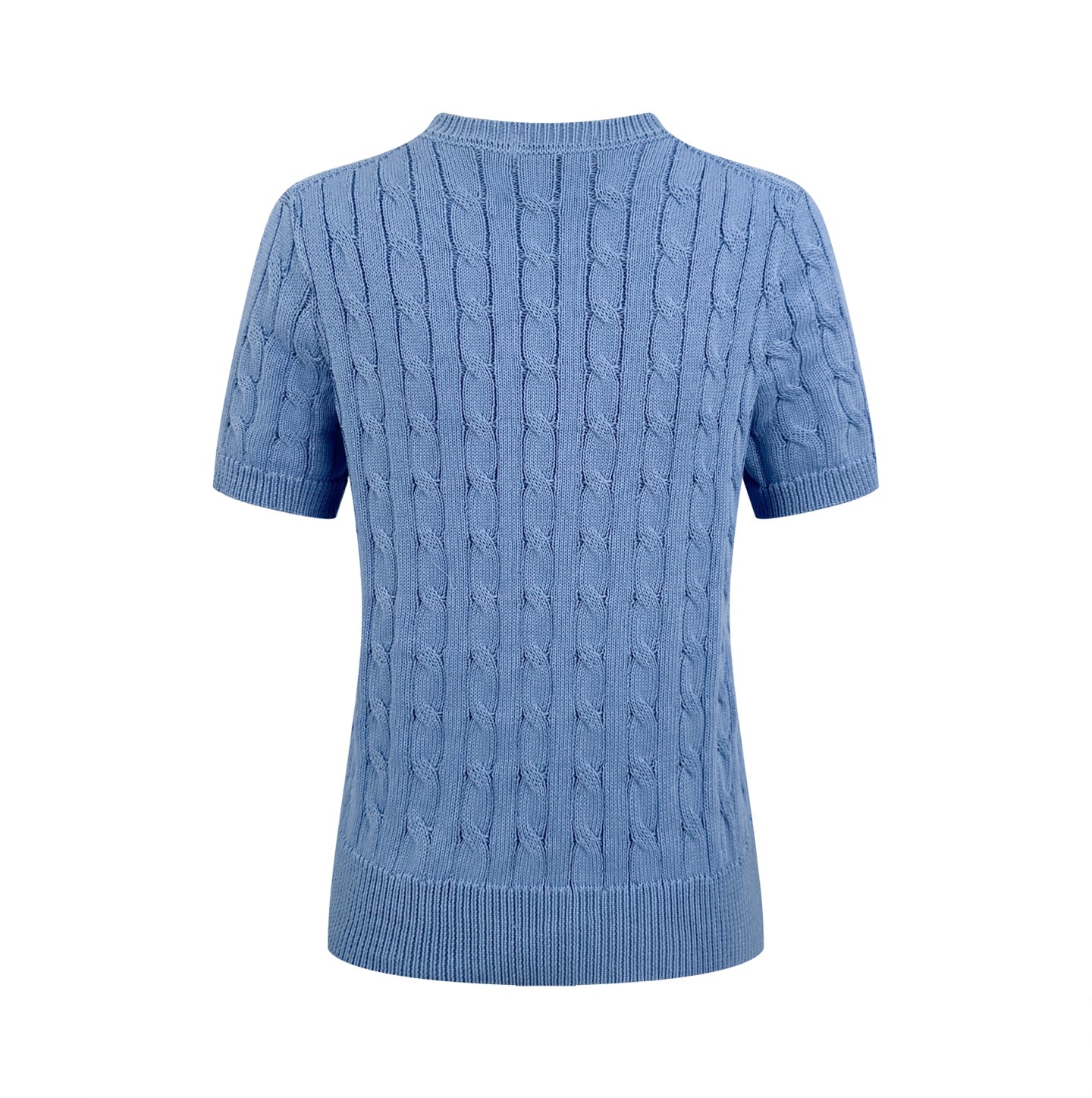 2026 Women’s GS Twisted-Knit Short-Sleeved Jumper (FF720)