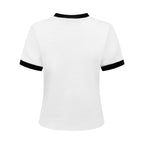 2026 Women’s Patchwork Embroidered Short-Sleeved T-Shirt (FF704)
