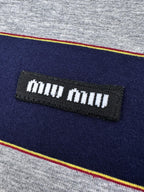 2026 Women’s Striped Polo Shirt with MM Logo (FF707)