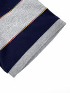 2026 Women’s Striped Polo Shirt with MM Logo (FF707)