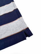 2026 Women’s Striped Polo Shirt with MM Logo (FF707)