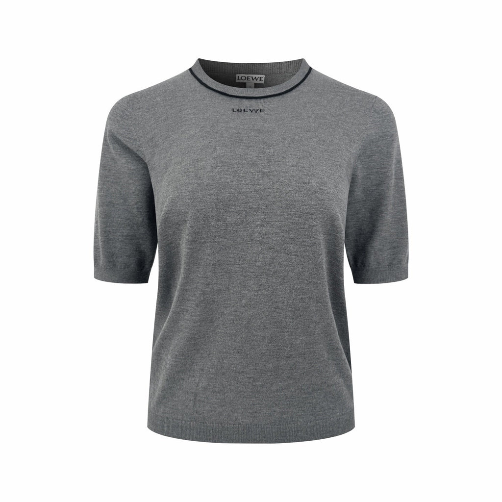 2026 Women’s GS Jacquard Short-Sleeved Jumper (FF712)