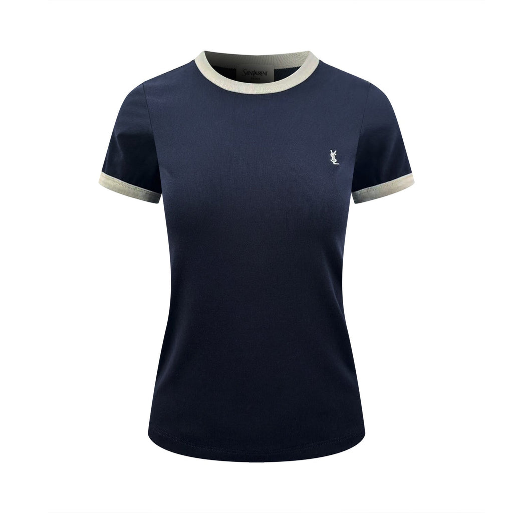 2026 Women’s GS  Embroidered Patchwork Short-Sleeved T-Shirt (FF722)