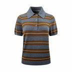 2026 Women’s GS Logo Jacquard Striped Jumper  (FF711)