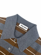 2026 Women’s GS Logo Jacquard Striped Jumper  (FF711)
