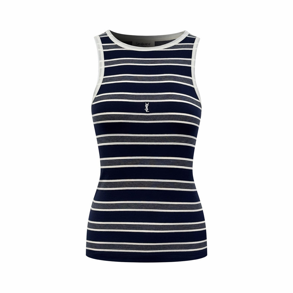 2026 Women’s GS  Logo Embroidered Striped Tank Top (FF728)