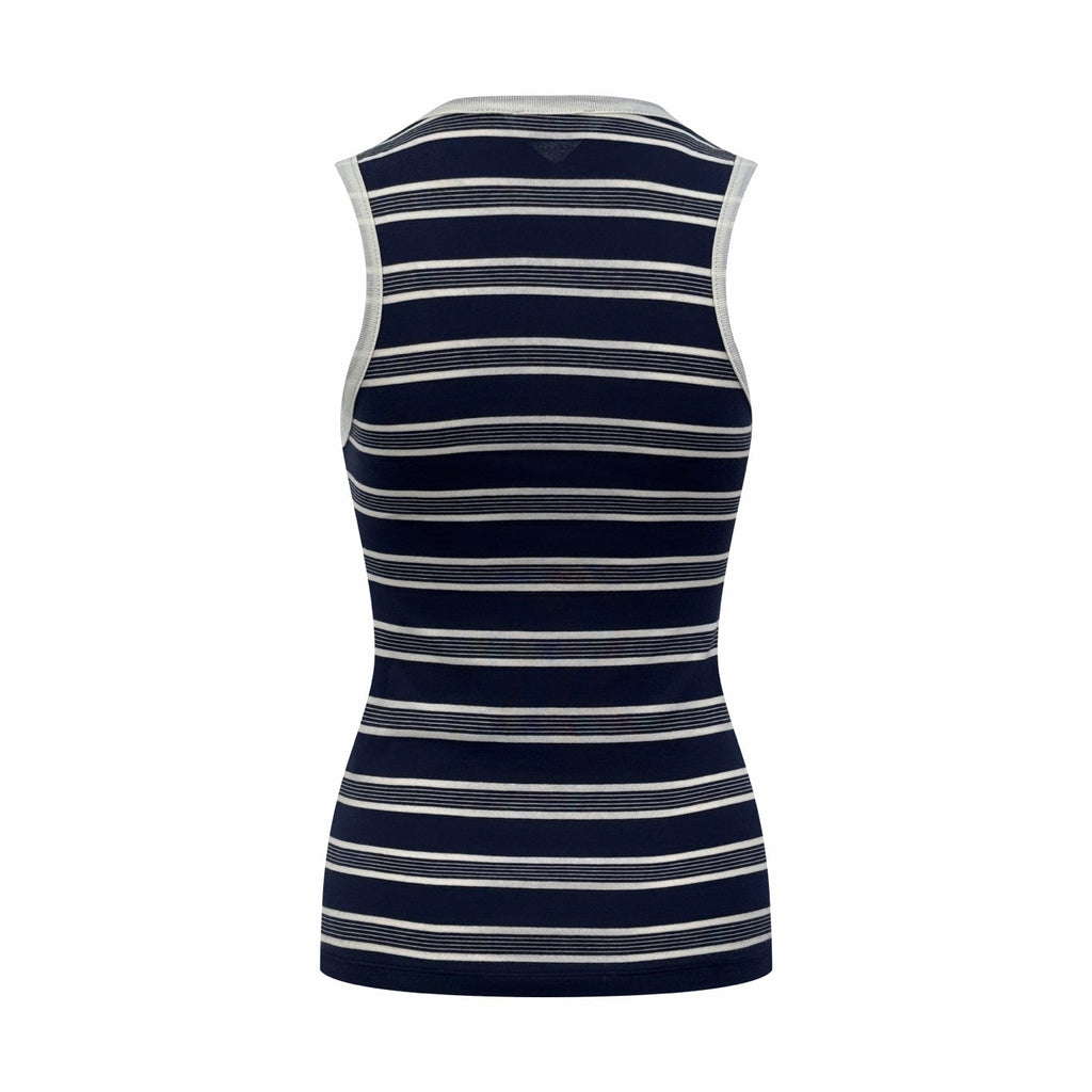 2026 Women’s GS  Logo Embroidered Striped Tank Top (FF728)