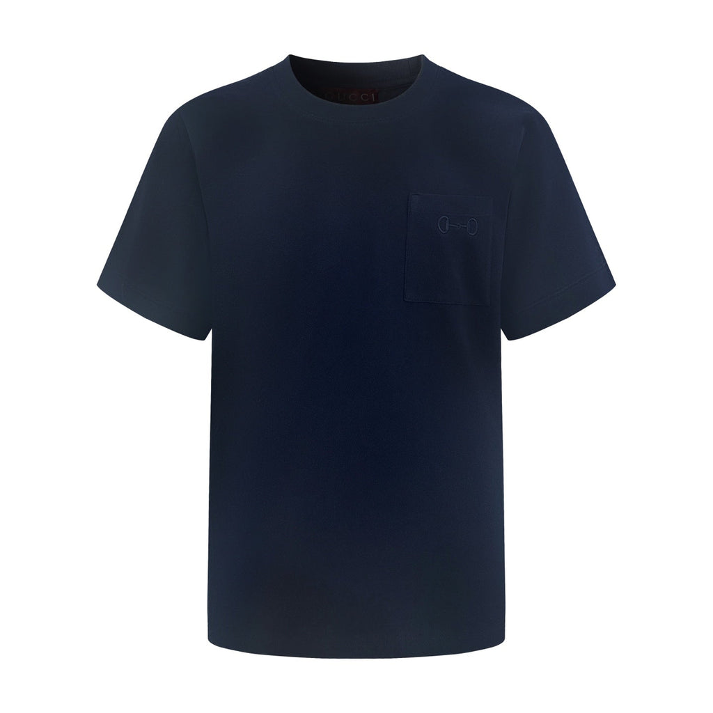 2026 New GS Short-Sleeve Shirt with Horsebit Embroidery on the Pocket (CC964-A10)