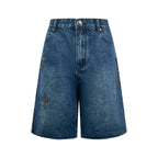 2026 New GS Cross Logo Denim Shorts (BB816-B15)