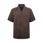 2026 New Arrival GS All-over Jacquard Print Short-sleeved Shirt (AA579-A90)