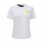 2026 Women’s GS Embellished Interlocking Short-Sleeved Top (DD107)